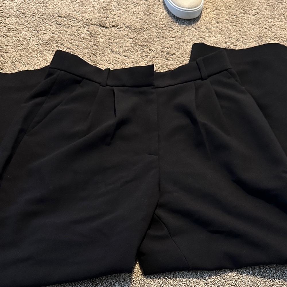 Abercrombie & Fitch Black Wide Leg Pants